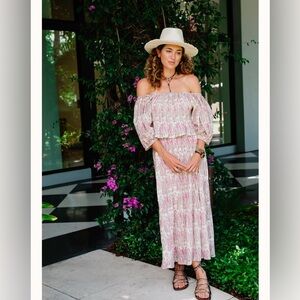 COPY - Perry Walker collective The Penny set top and skirt sz M